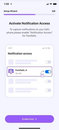 Activer l'accès aux notifications Activer l'accès aux notifications