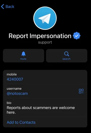 Hot to report Telegram scams Hot to report Telegram scams