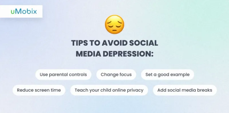 Tips for parents to avoid teens' social media depression: uMobix advices
