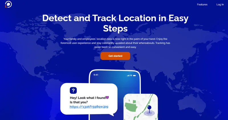 pagina principale di locationtracker