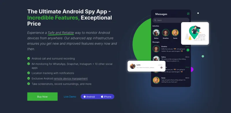 XnSpy Parental Control App