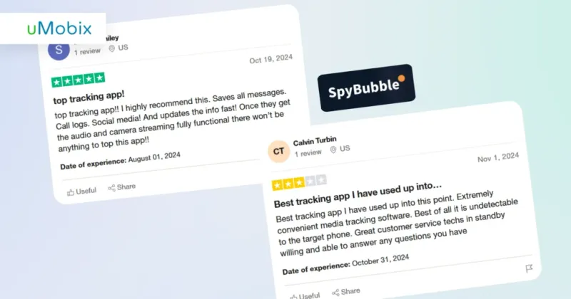 SpyBubble-Bewertungen von echten Benutzern SpyBubble-Bewertungen von echten Benutzern