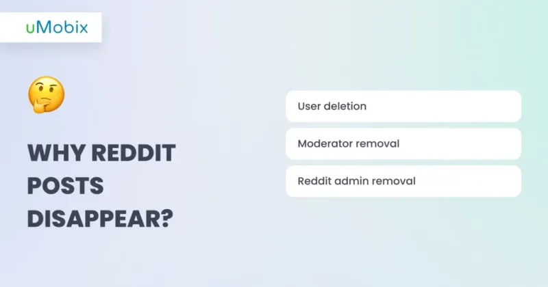 Reasons explaining why Reddit posts disappear
Reasons explaining why Reddit posts disappear