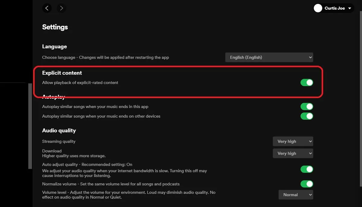 Dicas para configurar o Controle dos Pais do Spotify