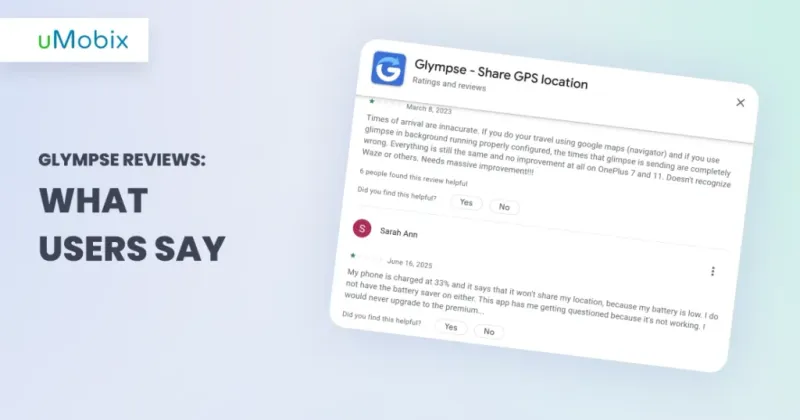 Reseñas de Glympse: Lo que dicen los usuarios Reseñas de Glympse: Lo que dicen los usuarios