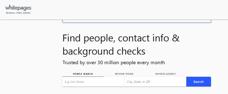 Come trovare persone, informazioni di contatto e fare un controllo del background con WhitePages