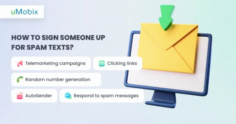 Come iscrivere qualcuno agli SMS di spam