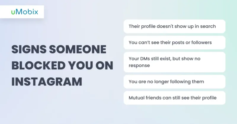 Signs Someone Blocked You on Instagram