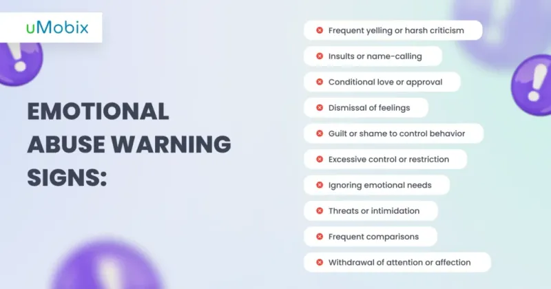 Señales de advertencia de maltrato emocional Señales de advertencia de maltrato emocional