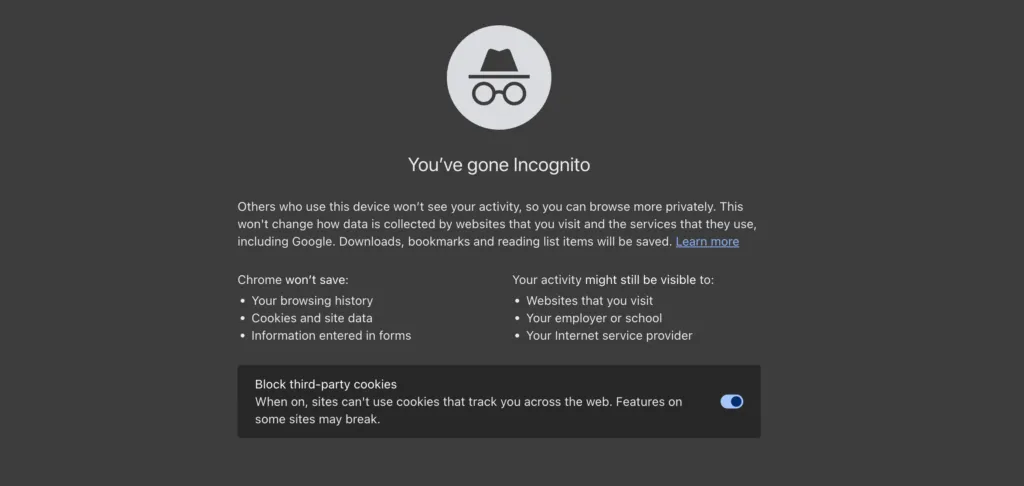 Spiegazione della modalità Incognito: La navigazione privata è davvero privata?