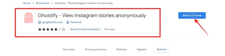 Ghostify Chrome-Erweiterung Ghostify Chrome-Erweiterung