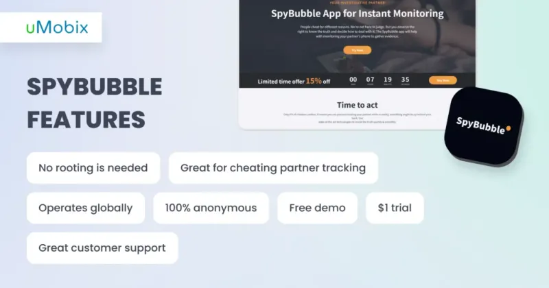 Spionage-Apps für Android - SpyBubble