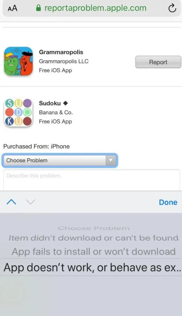 Come ottenere un rimborso per gli acquisti su iTunes o App Store