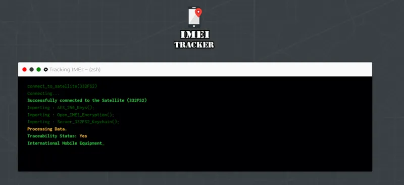 Vorinstallierte IMEI-Nummern-Tracker-Software Vorinstallierte IMEI-Nummern-Tracker-Software