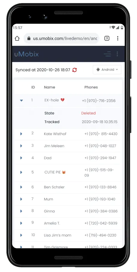 View Contact List