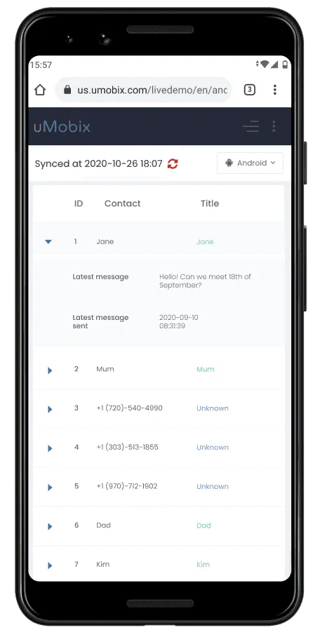 Read Text Messages
