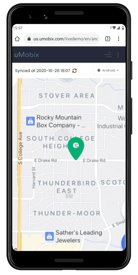 Track GPS-Location