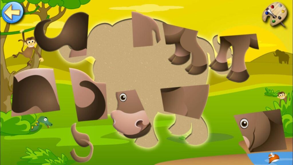 savanna animals - games for kids