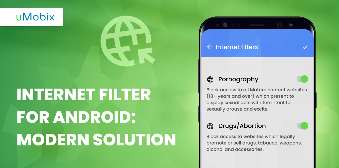 filtre internet pour android