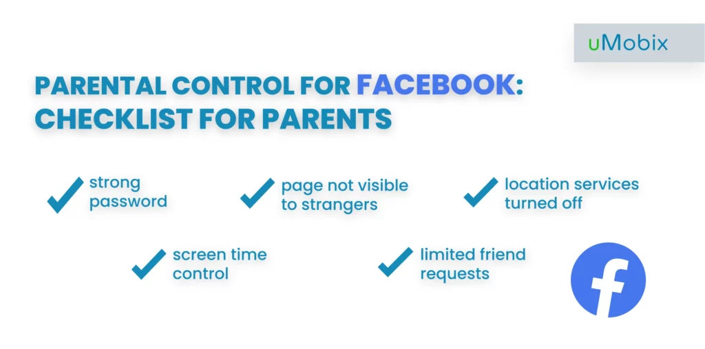 Contrôle parental pour Facebook : Liste de contrôle pour les parents