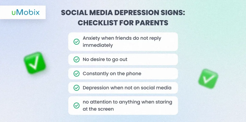 Signs of social media depression: a checklist from uMobix