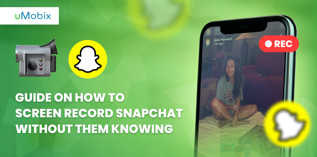 how to screen record snapchat without them knowing