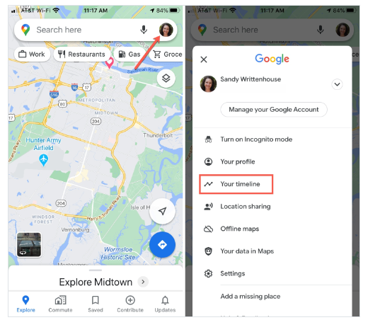 How to Find Someone's Location Using Google Timeline