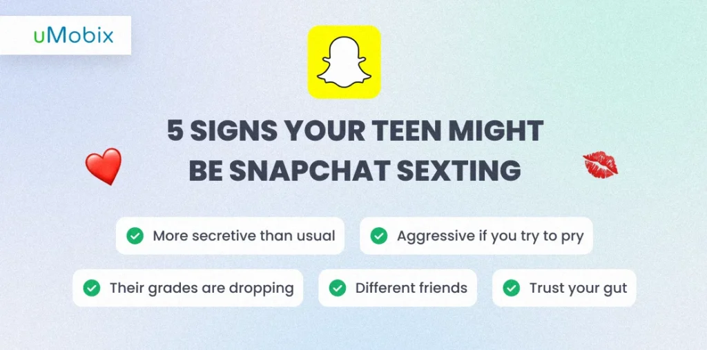 Señales de que tu hijo podría estar sexteando en Snapchat