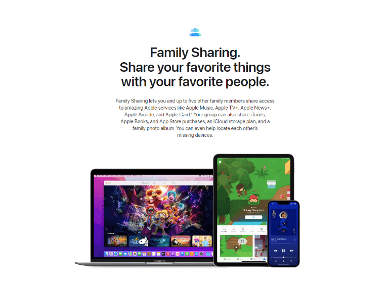 Paso previo para configurar el iPhone de un niño: Compartir en familia de Apple