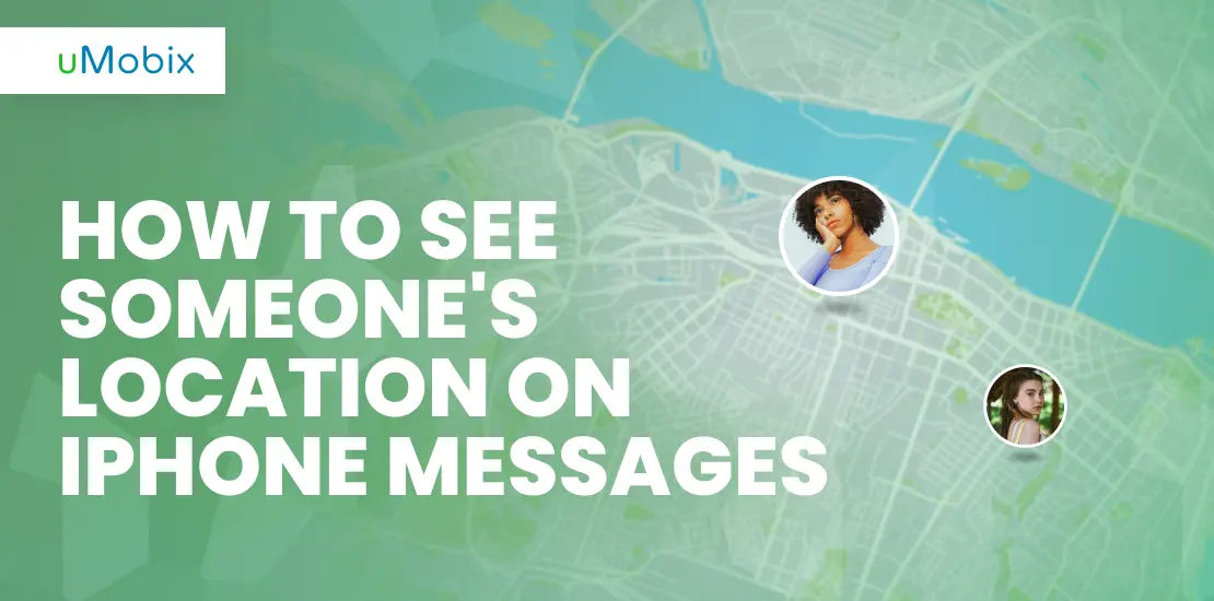 how to see someone's location on iphone messages