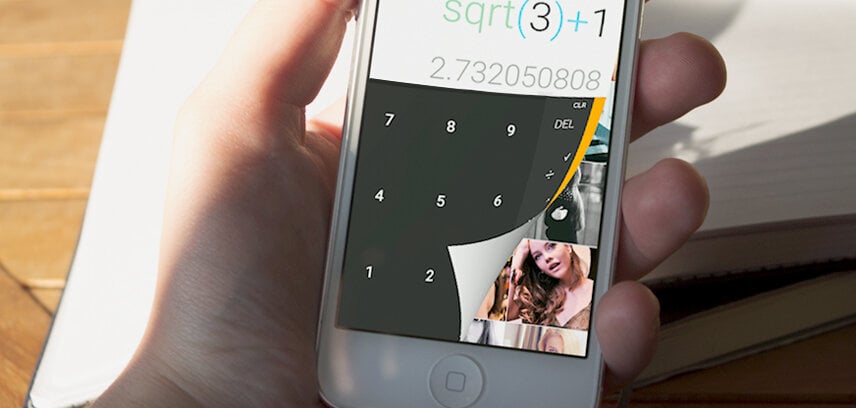 Applicazione per nascondere le foto della calcolatrice