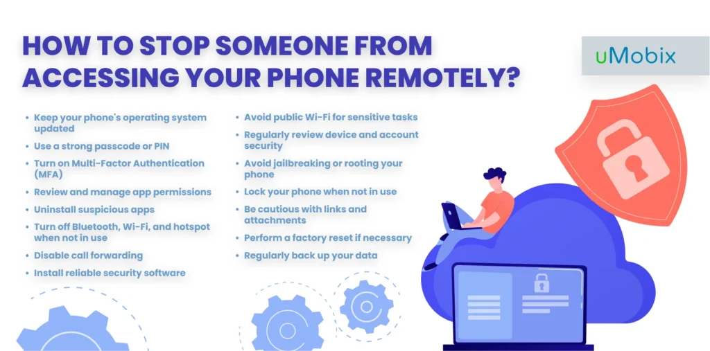 How to stop someone from accessing your phone remotely? 