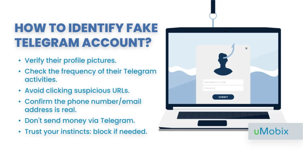 How to identify fake Telegram account? - checklist from uMobix