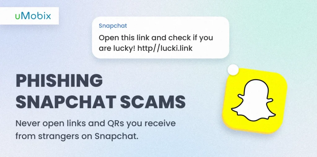 Esempio di truffa Phishing Snapchat