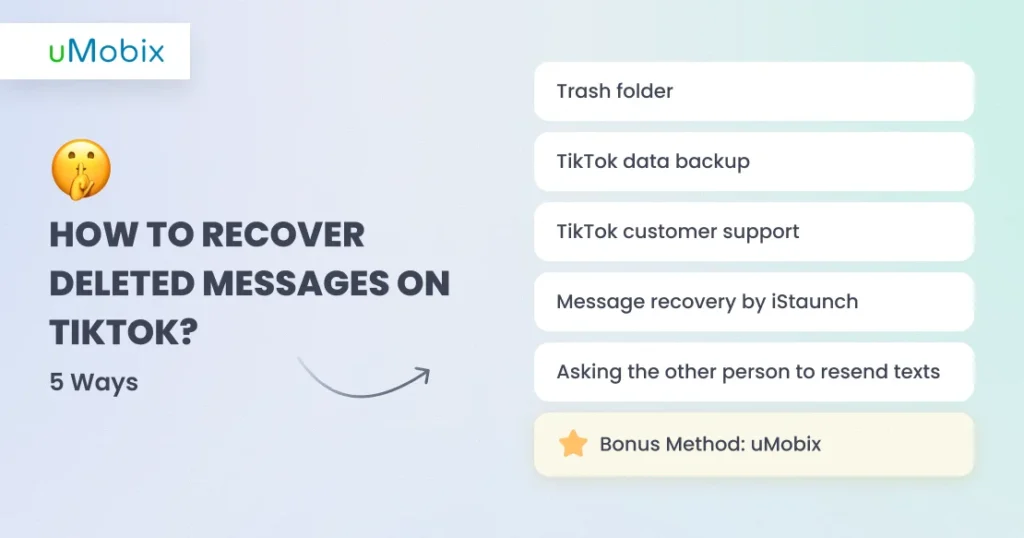 Come recuperare i messaggi cancellati su TikTok? 5 modi