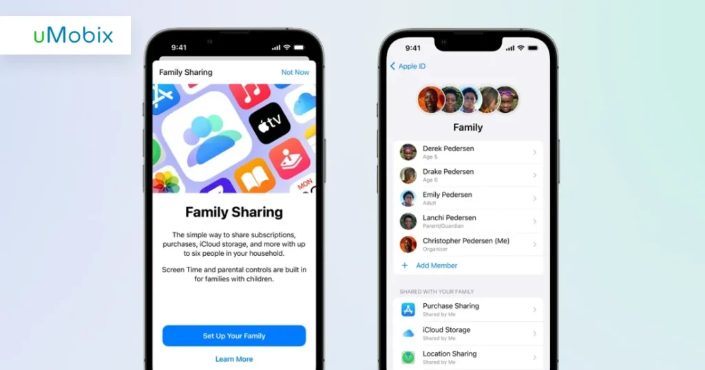 Google Family / Apple Family Sharing