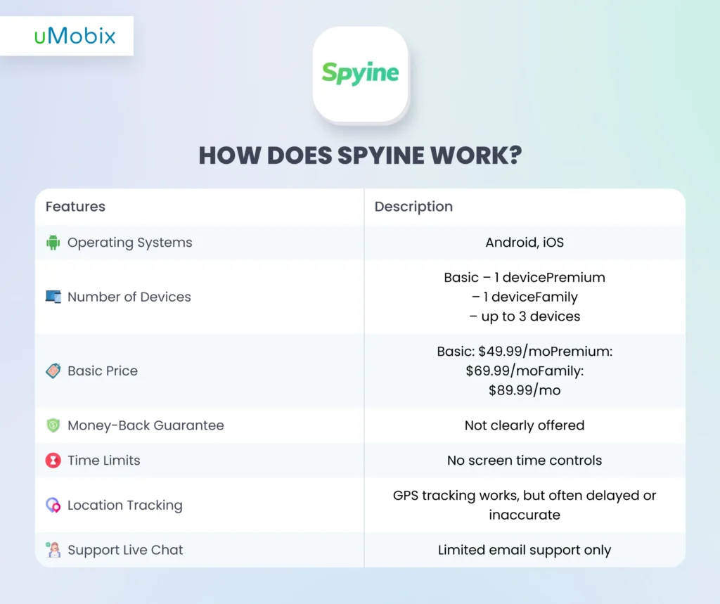 Wie funktioniert Spyine?