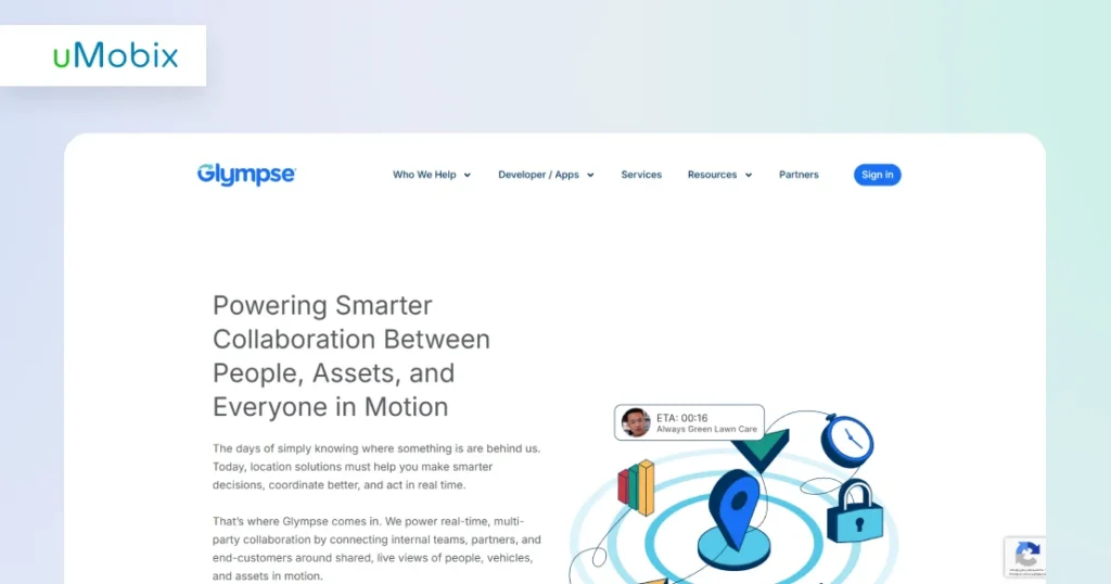 Análise do aplicativo Glympse