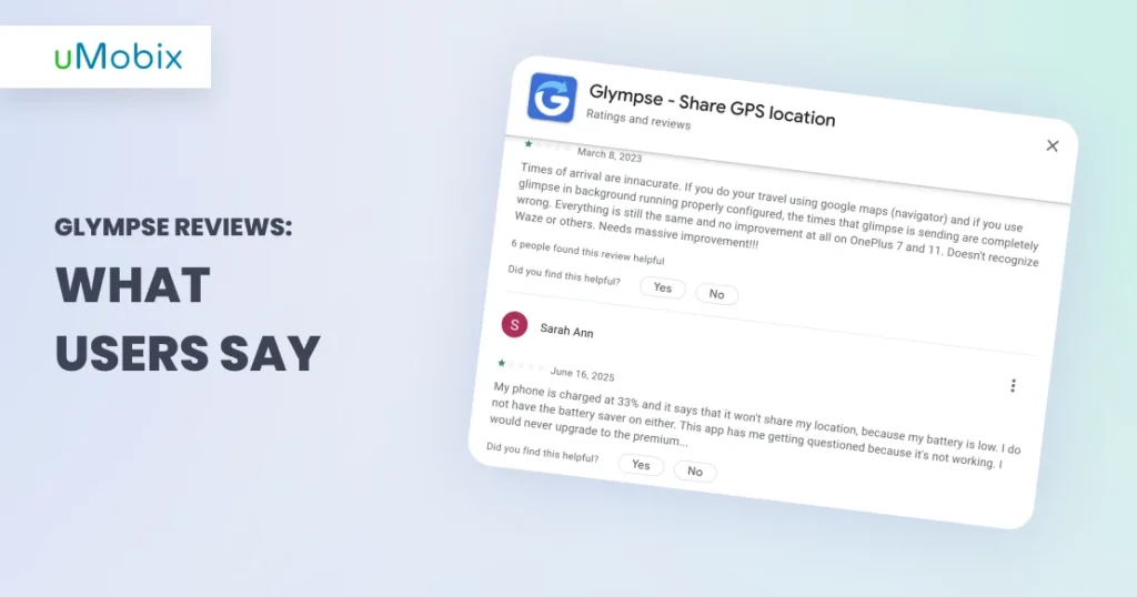 Avaliações do Glympse: O que os usuários dizem