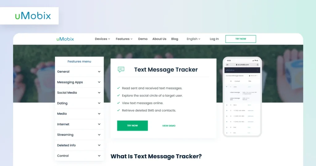 SMS Tracker by uMobix