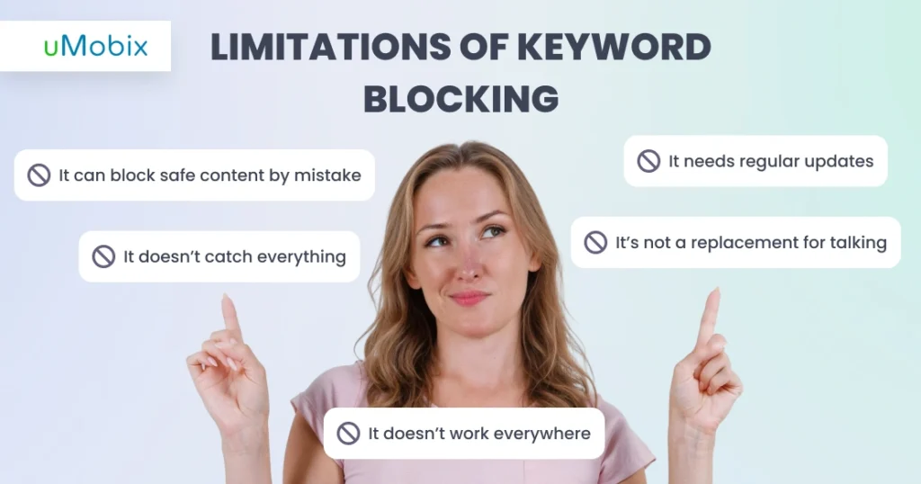 Beschränkungen der Schlüsselwortsperre