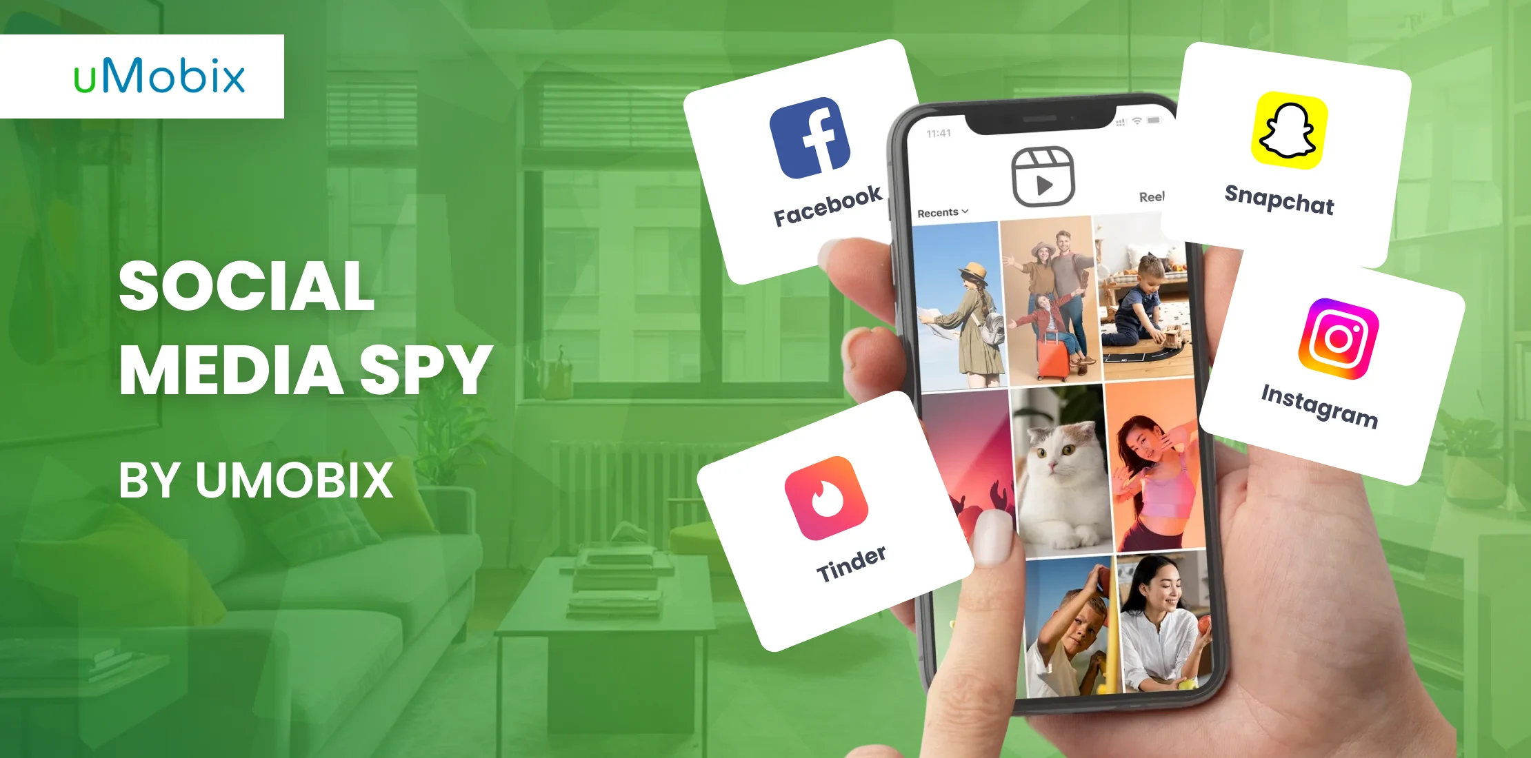 Espía de redes sociales de uMobix