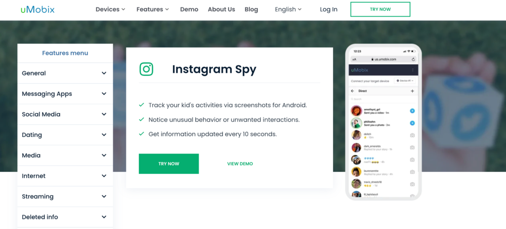How to tell if someone blocked you on Instagram with uMobox