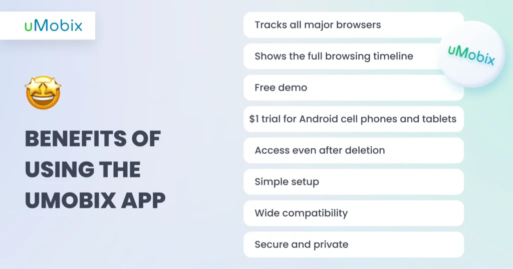 How to view deleted search history with uMobix